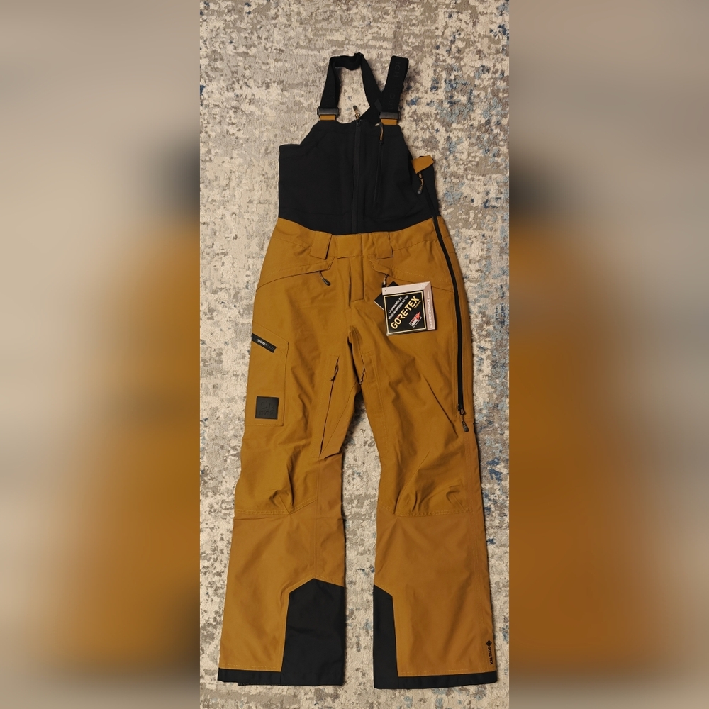 Outdoor Research Kulshan Storm Bibs Womens XS Gore-Tex Tapenade/Black Ski Snow